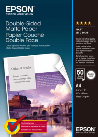 Carta fotografica Carta fotografica Epson C13S041569 Double Sided Matte Paper (ord.min.1.00 unità)