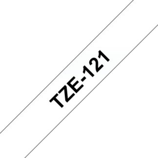 Nastro etichettatrice Nastro etichettatrice Brother TZE121 P TOUCH Nero su Trasparente (ord.min.1.00 unità)