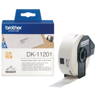 Rotolo etichettatrice Rotolo etichettatrice Brother DK11201 DK TAPE 400 Etichette standard p (ord.min.1.00 unità)