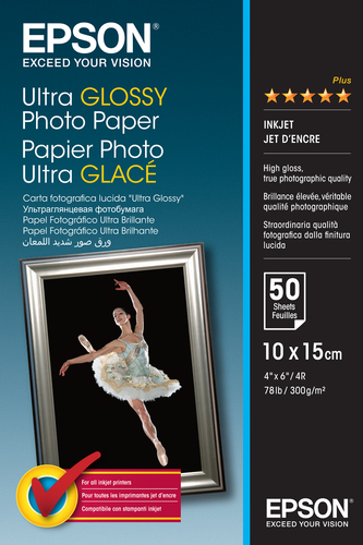 Carta fotografica Carta fotografica Epson C13S041943 Ultra Glossy Photo Paper (ord.min.1.00 unità)
