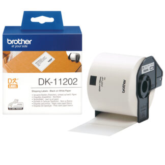 Rotolo etichettatrice Rotolo etichettatrice Brother DK11202 DK TAPE 300 Etichette per spediz (ord.min.1.00 unità)