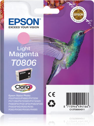 Cartuccia stampante Cartuccia stampante Epson C13T08064021 CLARIA T0806 (ord.min.1.00 unità)