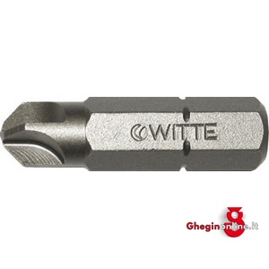 BITS CON ATTACCO ESAGONALE 5/16" DIN 3126 C 8 PER AVVITATORI E TRAPANI ELETTRICI IMPRONTA TORQ-SET 2000GT 3/8 BITS ATT.ESAG. 5/16 blades for electric drills Orig. Witte