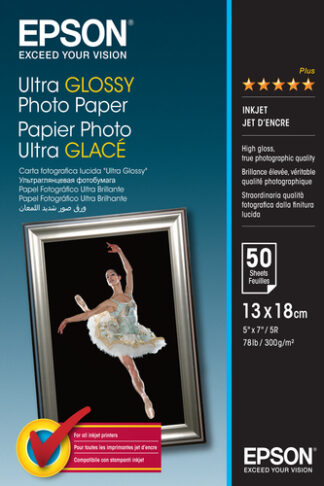 Carta fotografica Carta fotografica Epson C13S041944 Ultra Glossy Photo Paper (ord.min.1.00 unità)