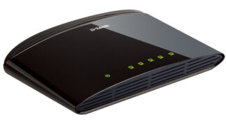Switch di rete D Link DES 1005D SOHO Unmanaged Black Switch di rete (ord.min.1.00unità)