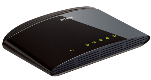 Switch di rete D Link DES 1005D SOHO Unmanaged Black Switch di rete (ord.min.1.00unità)
