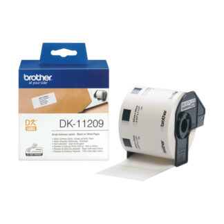 Rotolo etichettatrice Rotolo etichettatrice Brother DK11209 DK TAPE 800 29 x 62 mm White (ord.min.1.00 unità)