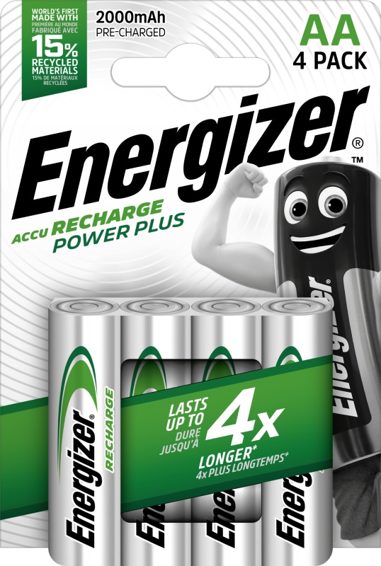 Batteria Stilo AA ricaricabile Batteria Stilo AA ricaricabile Energizer 535 417012 00 POWER PLUS (ord.min.1.00 unità)