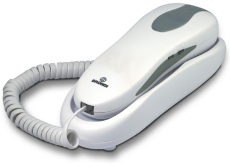Telefono fisso Telefono fisso Brondi NEMO Bianco (ord.min.1.00 unità)