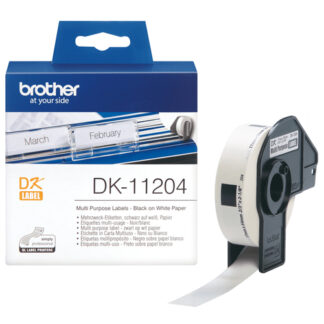 Rotolo etichettatrice Brother DK11204 DK TAPE 400 Etichette multiuso 1 Rotolo etichettatrice (ord.min.1.00unità)