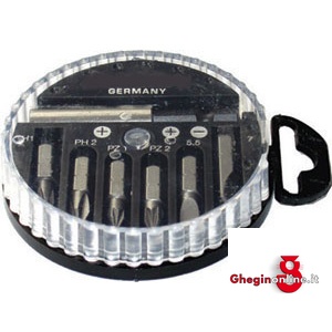 BITS ATTACCO 1/4" DIN 3126 C 6,3 IN ASSORTIMENTO 2008GA ASS. BITS ATT.1/4 screwdriver bits sets Prod. SCU