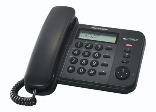 Telefono fisso Telefono fisso Panasonic KX TS560EX1B Business Black (ord.min.1.00 unità)