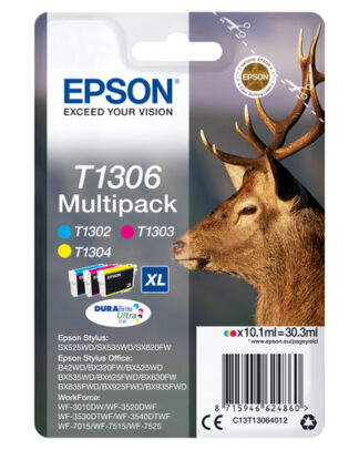 Set cartucce stampante Set cartucce stampante Epson C13T13064020 DURABRITE Multipack T1306 Xl (ord.min.1.00 unità)