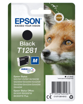 Cartuccia stampante Cartuccia stampante Epson C13T12814021 DURABRITE ULTRA T1281 M (ord.min.1.00 unità)
