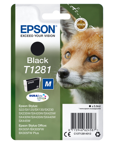 Cartuccia stampante Cartuccia stampante Epson C13T12814021 DURABRITE ULTRA T1281 M (ord.min.1.00 unità)