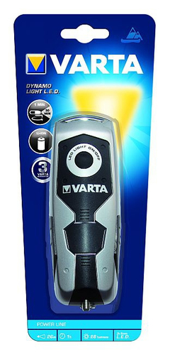 Torcia elettrica Torcia elettrica ricaricabile con dinamo Varta 017680101401 Light Arge (ord.min.1.00 unità)