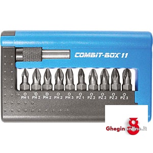 BITS ATTACCO 1/4" DIN 3126 C 6,3 IN COMBIT-BOX IN ASSORTIMENTO 2013GA ASS. BITS ATT.1/4 screwdriver bits sets Orig. Witte