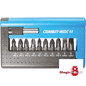 BITS ATTACCO 1/4" DIN 3126 C 6,3 IN COMBIT-BOX IN ASSORTIMENTO 2013GB ASS. BITS ATT.1/4 screwdriver bits sets Orig. Witte