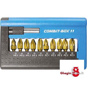 BITS ATTACCO 1/4" DIN 3126 C 6,3 IN COMBIT-BOX IN ASSORTIMENTO 2013GL ASS. BITS ATT.1/4 screwdriver bits sets Orig. Witte