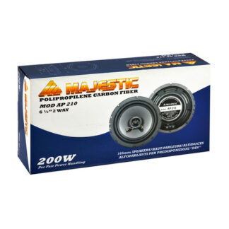Coppia altoparlanti auto Altoparlanti auto Majestic 040210 POLIPROPILENE Ap 210 Black (ord.min.1.00 unità)