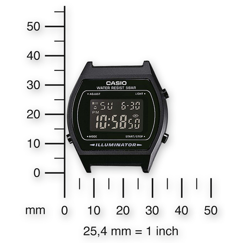 Orologio Casio B640WB 1BEF VINTAGE Edgy Black Orologio polso (ord.min.1.00unità)