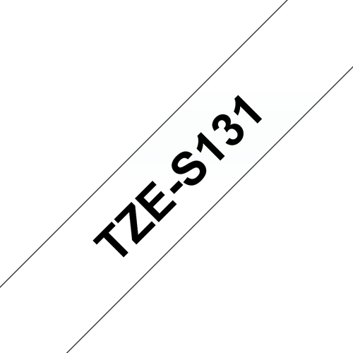 Nastro etichettatrice Nastro etichettatrice Brother TZE131 P TOUCH Nero su Trasparente (ord.min.1.00 unità)