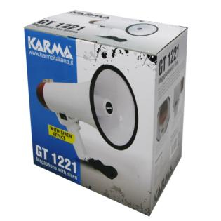 Megafono Megafono Karma Gt 1221 Mini 10W White e Red (ord.min.1.00 unità)