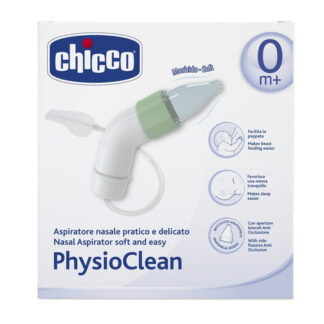 Aspiratore nasale Aspiratore nasale Chicco 00004904000000 PHYSIOCLEAN manuale (ord.min.1.00 unità)