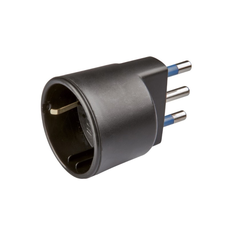Adattatore presa elettrica Adattatore Scame PP0432 1R Nero (ord.min.1.00 unità)