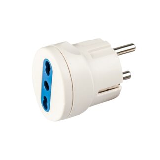 Adattatore presa elettrica Adattatore Scame PP0451R Bianco (ord.min.1.00 unità)