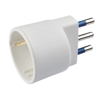 Adattatore presa elettrica Adattatore Scame PP0432R Bianco (ord.min.1.00 unità)