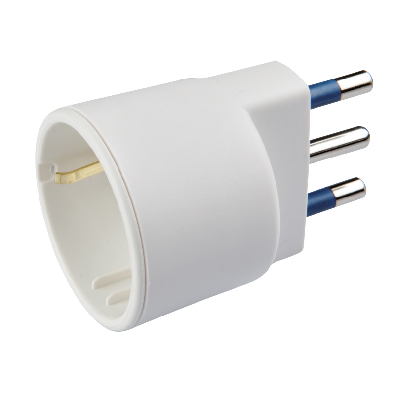 Adattatore presa elettrica Adattatore Scame PP0432R Bianco (ord.min.1.00 unità)