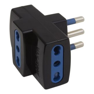 Adattatore presa elettrica Adattatore Scame PP0452 1R Nero (ord.min.1.00 unità)