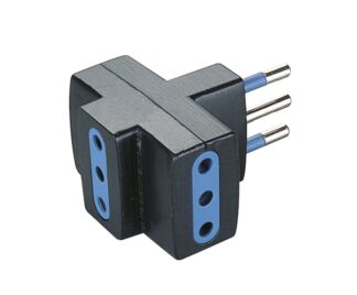 Adattatore presa elettrica Adattatore Scame PP0447 1R Nero (ord.min.1.00 unità)