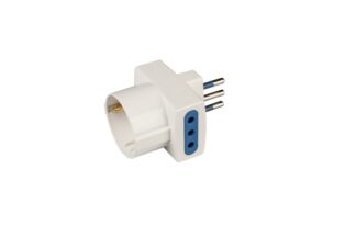 Adattatore presa elettrica Adattatore Scame PP0467 R Bianco (ord.min.1.00 unità)