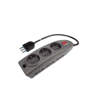Multipresa tavolo Multipresa tavolo Poly Pool PP0545 2 10/16A Nero (ord.min.1.00 unità)