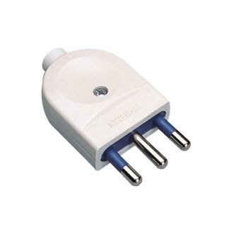 Spina elettrica Spina elettrica Scame PP0461R Bianco (ord.min.1.00 unità)