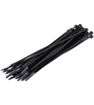 Set fascette cablaggio Set fascette cablaggio Poly Pool PP0308 12 Nero (ord.min.1.00 unità)
