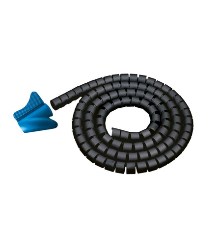 Raccoglicavo Raccoglicavo Poly Pool PP8099 2 guaina Spiralina Nero (ord.min.1.00 unità)