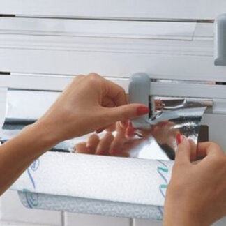 Porta rotolo cucina Porta rotolo Leifheit 25703 COMFORTLINE Parat triplo Bianco (ord.min.1.00 unità)