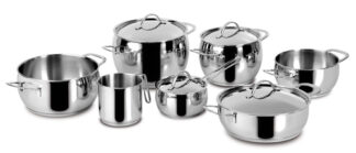 Batteria pentole Batteria pentole Lagostina 010704600011 EUFORIA Cromo lucido (ord.min.1.00 unità)
