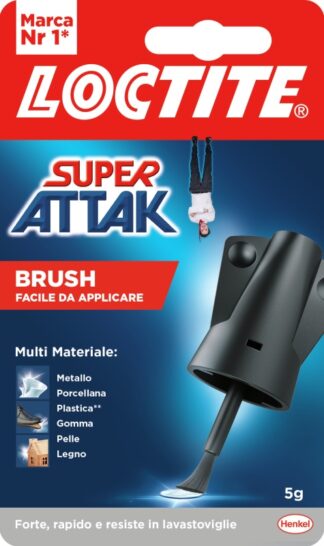 Colla universale Collante Loctite 862096 SUPER ATTAK Easy Brush Trasparente (ord.min.1.00 unità)