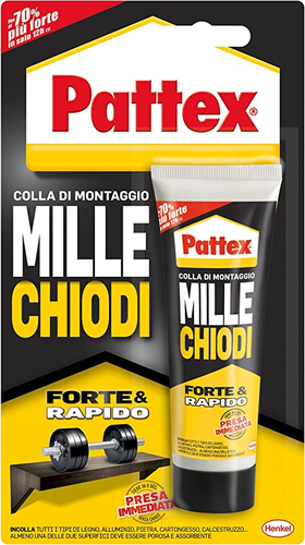 Colla montaggio Colla montaggio Pattex 104271 MILLE CHIODI Original Avorio (ord.min.1.00 unità)