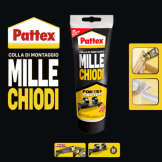 Colla montaggio Colla montaggio Pattex 2713276 MILLE CHIODI Original Avorio (ord.min.1.00 unità)