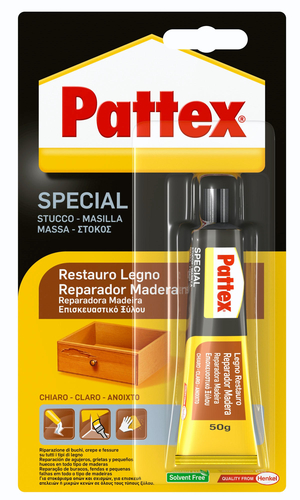 Stucco legno Stucco legno Pattex 2700462 in pasta Marrone chiaro (ord.min.1.00 unità)
