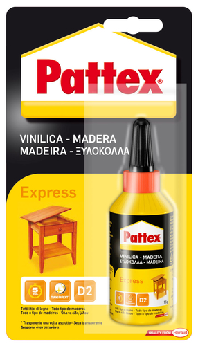 Colla vinilica Colla vinilica Pattex 2843223 legno Classe D2 Trasparente (ord.min.1.00 unità)
