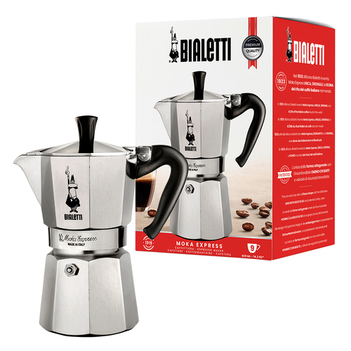 Caffettiera Caffettiera Bialetti 0001165 X4 MOKA EXPRESS Restyling Cromo satinato (ord.min.1.00 unità)