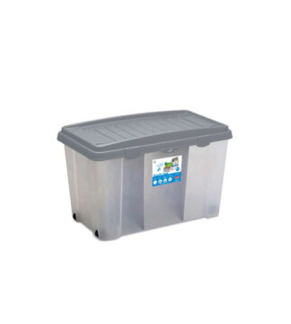Contenitore salvaspazio Contenitore Stefanplast 13401 FAMILY BOX con coperchio Trasparente e S (ord.min.1.00 unità)