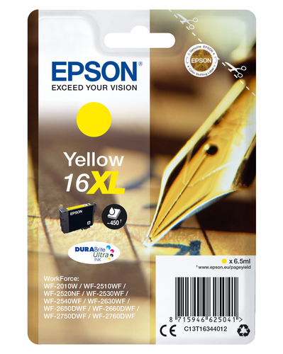 Cartuccia stampante Cartuccia stampante Epson C13T16344022 DURABRITE ULTRA 16 XL (ord.min.1.00 unità)