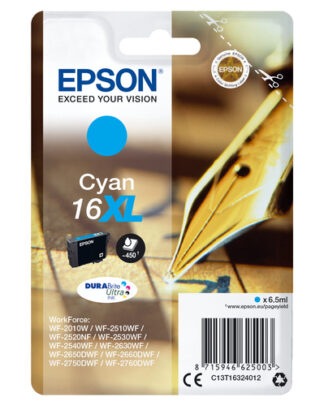 Cartuccia stampante Cartuccia stampante Epson C13T16324022 DURABRITE ULTRA 16 XL (ord.min.1.00 unità)